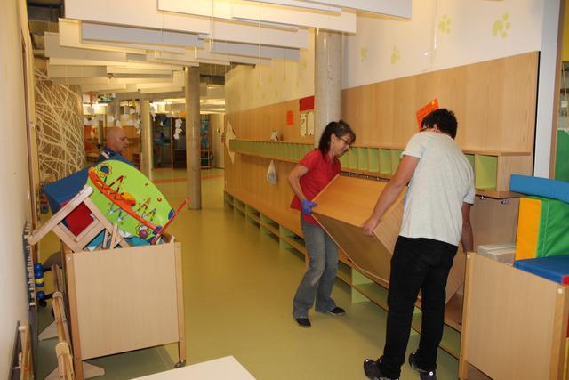 Grundreinigung im Kindergarten Burzlbaam