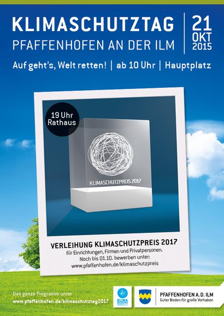 Klimaschutzpreis Pfaffenhofen 2017 - Noch bis 01.10. bewerben!