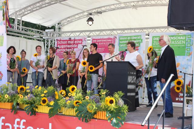 Ein großes Dankeschön an das ganze Gartenschau-Team!