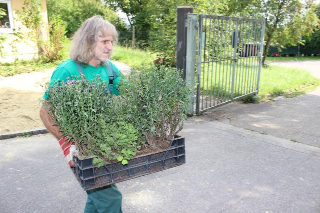 Manfred "Mensch" Mayer, Gründer des Interkulturgartens