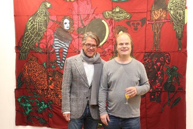 Fredrik Lindqvist (rechts) und Kulturreferent Steffen Kopetzky