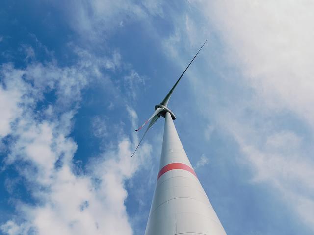 Das Bürgerwindrad im Lustholz ist eine Station der Energie-Rundfahrt am Samstag Nachmittag