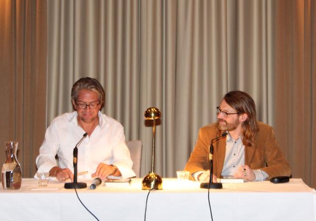 Christoph Peters (rechts) mit Kulturreferent Steffen Kopetzky