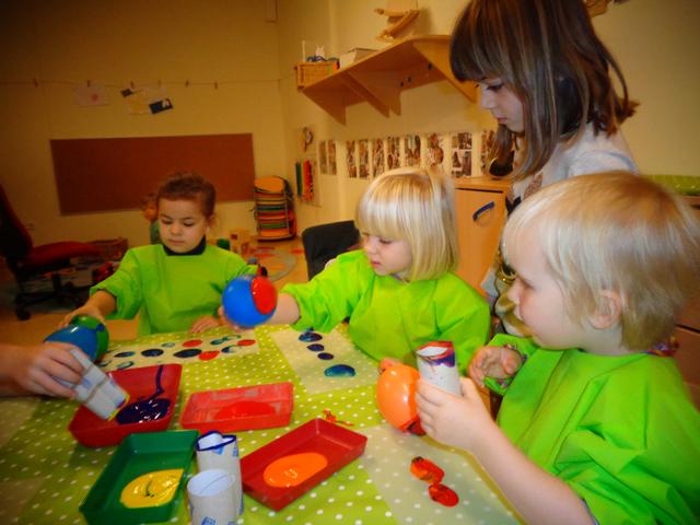 Laternenbasteln in der Kita St. Elisabeth