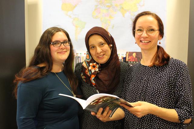 Das Team der Städtischen Koordinierungsstelle Integration (von links): Asja Priester, Fatiha Boulla, Frederike Gerstner