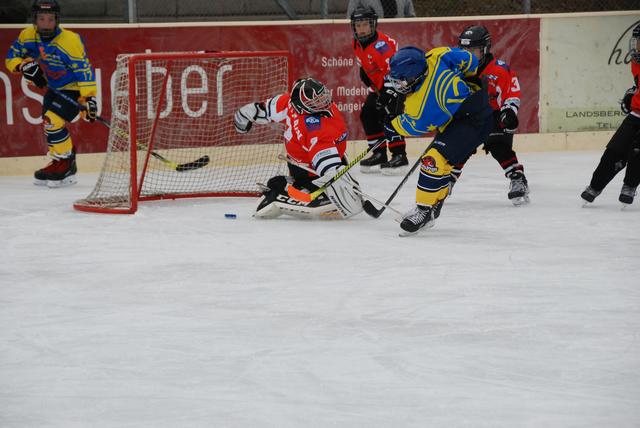 das Ding ist drin -  die erste Reihe punktet gegen den EV Fürstenfeldbruck!