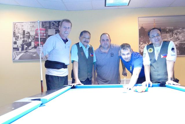 v. l.n.r. Strickland, Reyes, Braun, Prexl und Bustamente