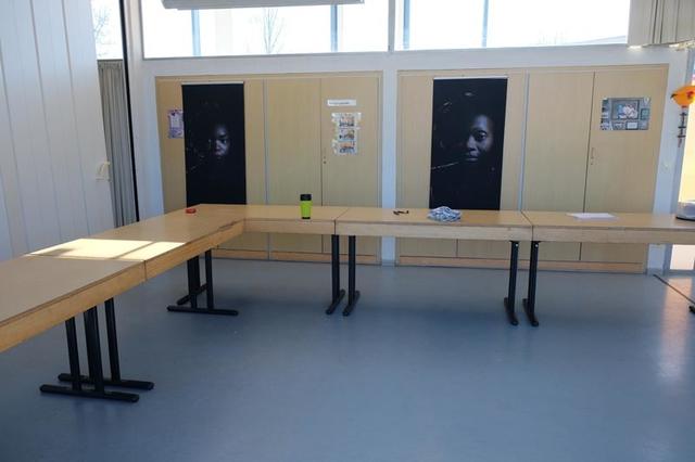 Warten auf die Spenden