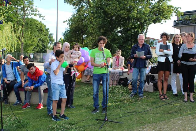 Über die geglückte Zusammenführung seiner Familie berichtete der junge Syrer Obada.