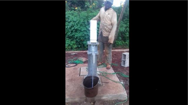 Erster Test der Wasserpumpe