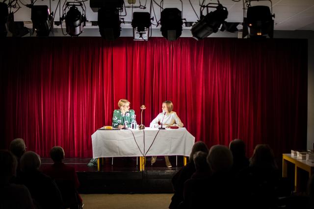 María Cecilia Barbetta (rechts) und Dorle Kopetzky