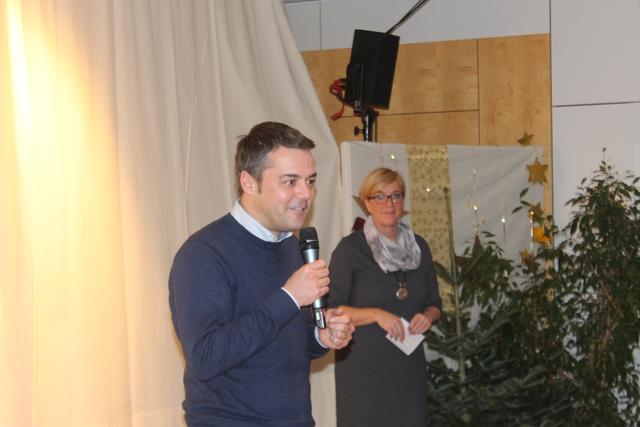 Bürgermeister Thomas Herker und Seniorenbüro-Leiterin Heidi Andre