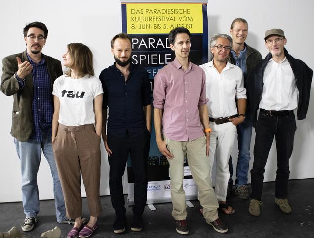 Anlässlich der Paradiesspiele 2018 lud die Stadt die ehemaligen Stipendiaten sowie andere Autoren zum Lutz-Symposium ein.