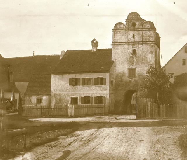 So präsentierte sich das Türltor dem in die Stadt Einreisenden bis 1891