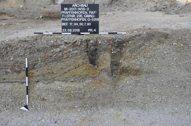 Pfostensetzungen der Grabenwandung