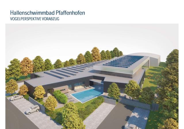 Hallenbad - Vogelperspektive