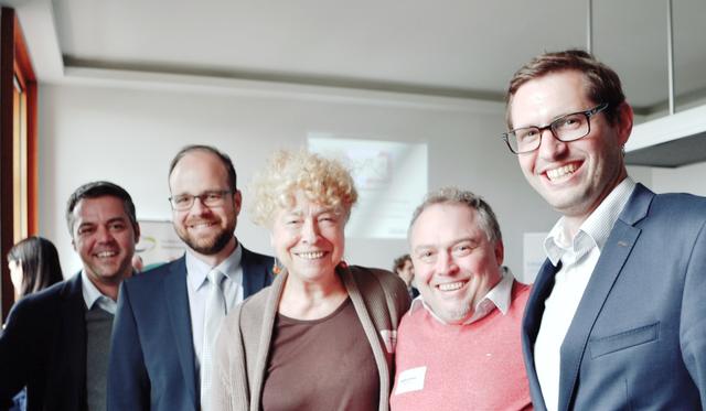 Treffen mit Schirmherrin Prof. Dr. Gesine Schwan bei der Auftaktveranstaltung im Auswärtigen Amt