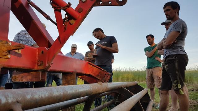 Felderbegehung auf dem Biolandhof Kreppold