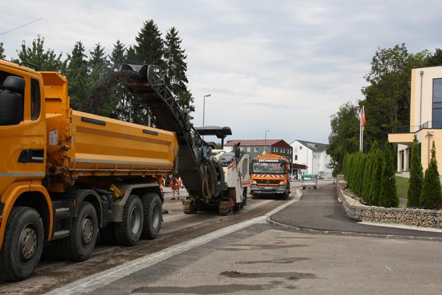 Bauarbeiten in der Hohenwarter Straße