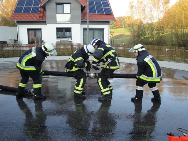 Saugschlauch kuppeln