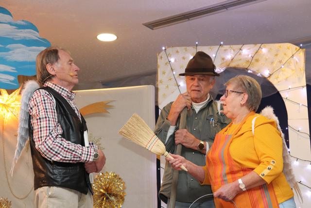 Die Theatergruppe des Seniorenbüros sorgte für viele Lacher