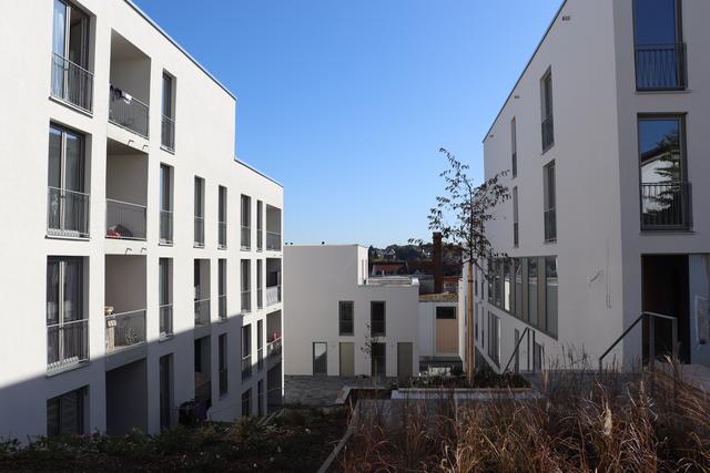 32 öffentlich geförderte Wohnungen der WBG wurden an der Kellerstraße bezogen.