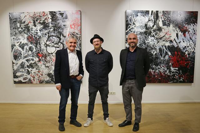 Pfaffenhofens Kulturstadtrat Peter Feßl, Patrick Hartl, Kulturmanager Sebastian Daschner