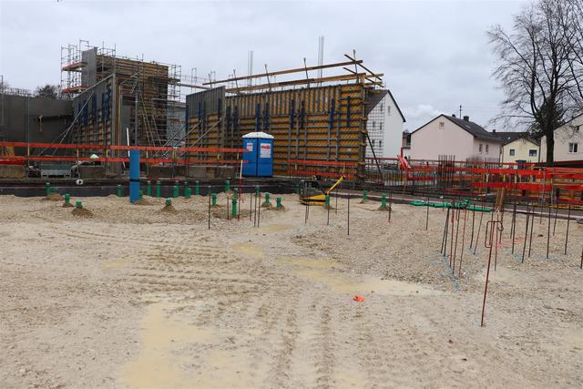 Der künftige Umkleidebereich