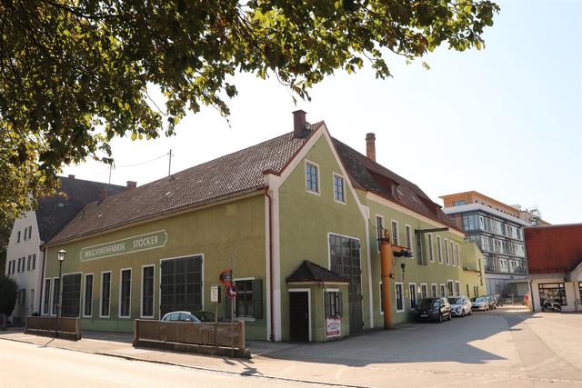 Auflösung Bild 4: Das Gebäude der ehemaligen Maschinenfabrik Stocker