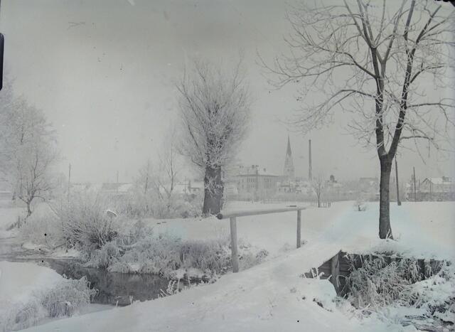 Winterliche Stadtansicht