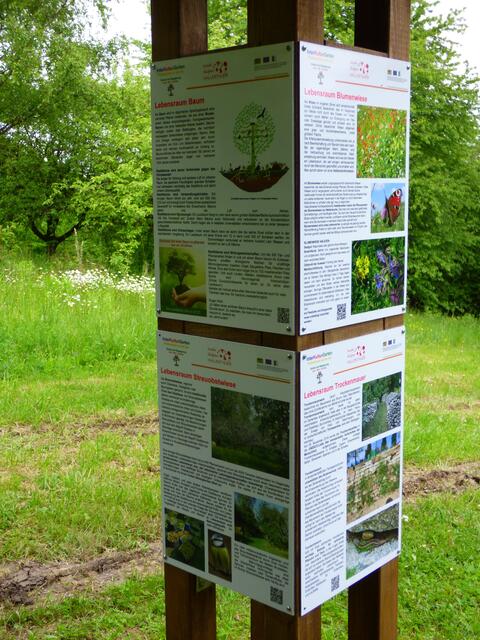 InterKulturGarten PAF - LebensRaumErlebnisPfad:
InfoPointStele für A3-Tafeln:
Inbetriebnahme 02.06.2021