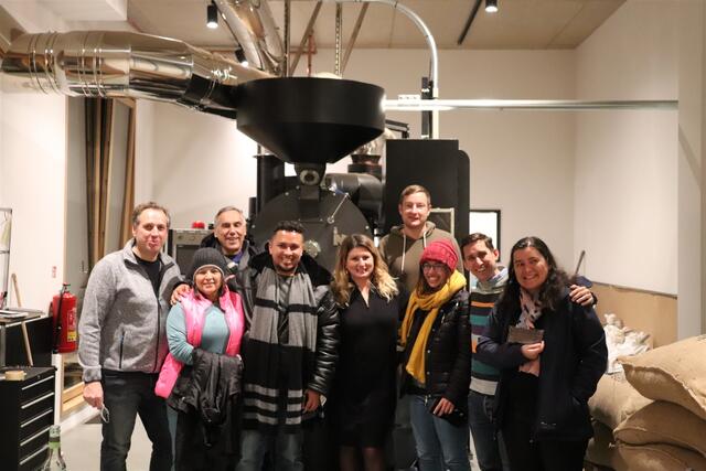 Besuch in der Kaffeerösterei | Foto: Jan Krabbe