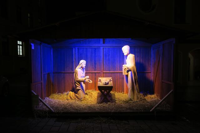 Lebensgroße Krippe von Josef Brummer