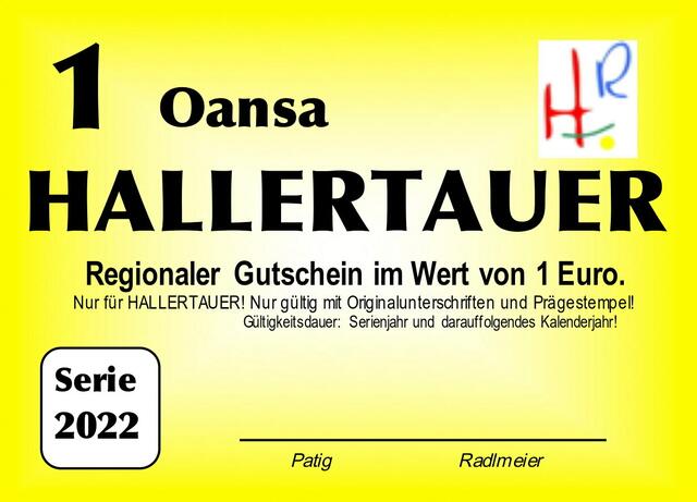 Oansa 2022: Neue HALLERTAUER Gutscheinserie 2022 wird von Kindern zweier Kunstschulen gestaltet.