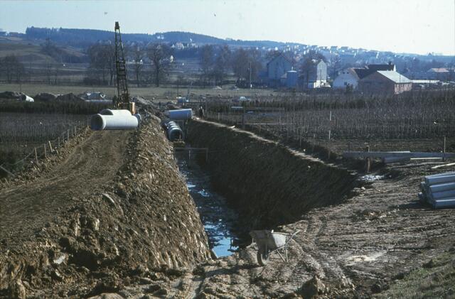 Kanalbau um 1971.