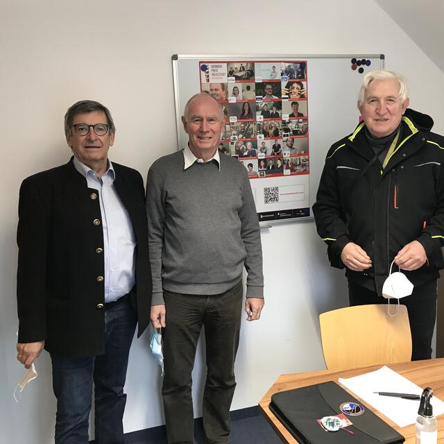 Das Team Pfaffenhofen. Von links Josef Wilhelm, Horst Boljahn und Rudi Engelhard. | Foto: AktivSenioren