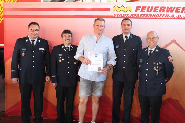 Beförderung zum Oberlöschmeister