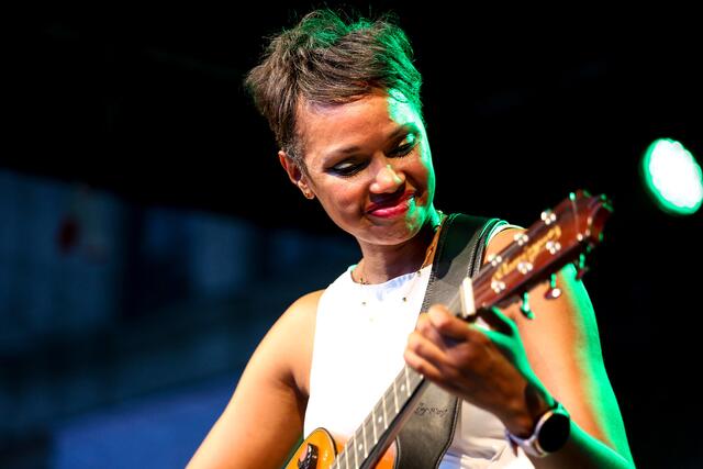 Sängerin Yinet Rojas Cardona der Band CubaBoarisch 2.0 | Foto: Florian Schaipp