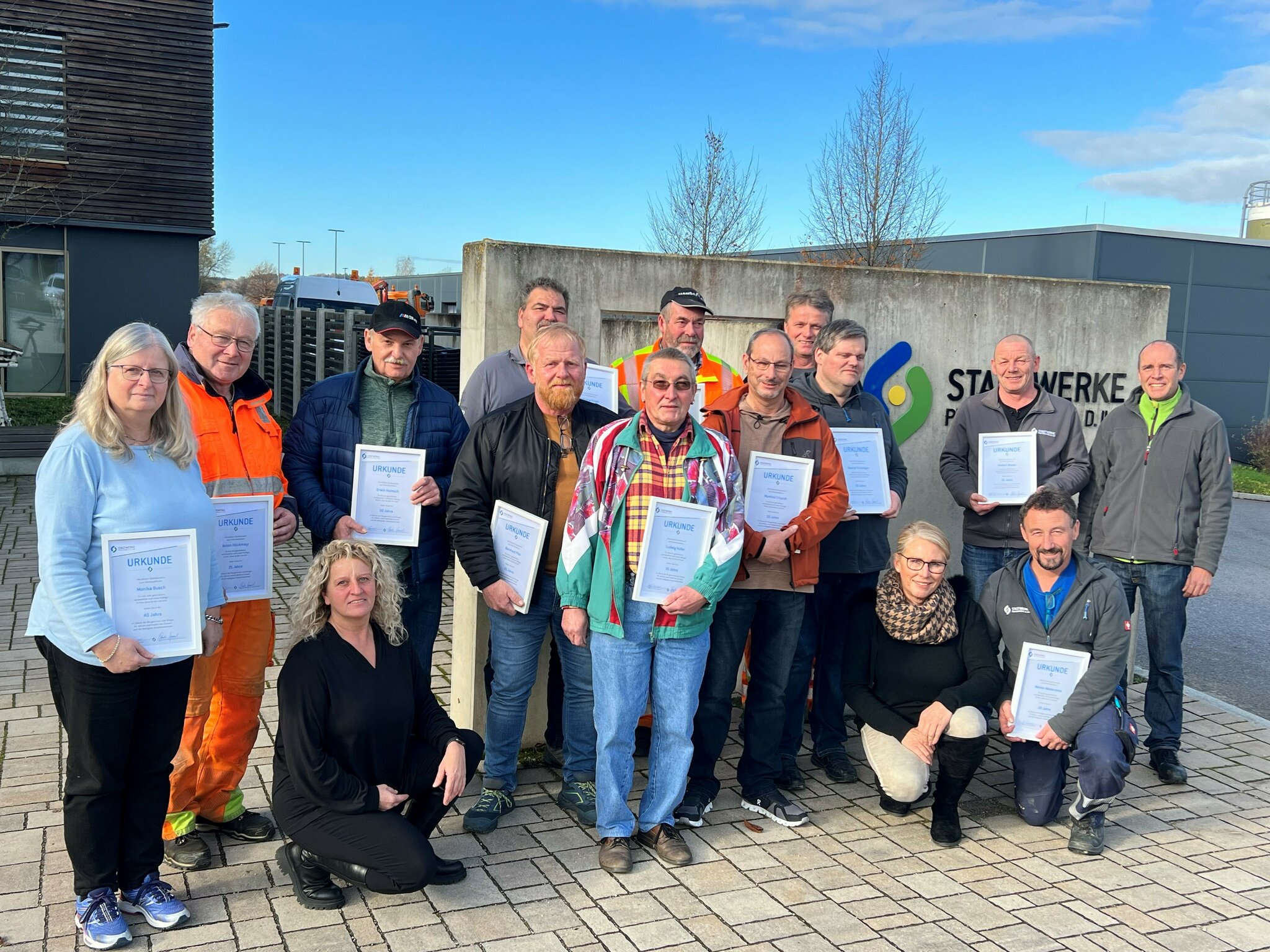 20 Dienstjubiläen: Stadtwerke bedanken sich für jahrzehntelange Treue ...