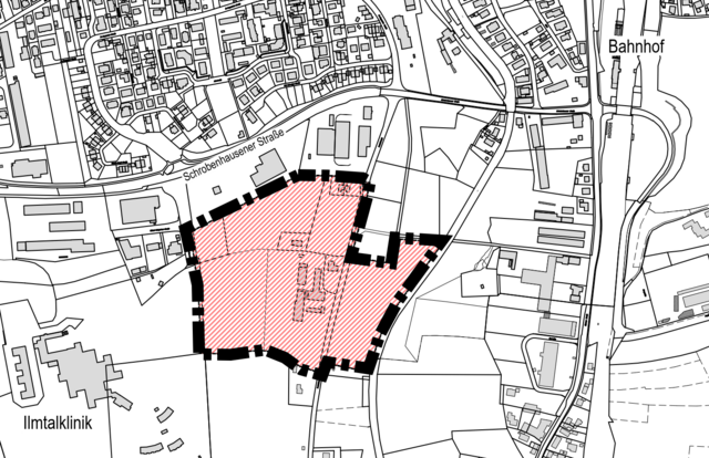 Lageplan BP Nr. 165 und BP Nr. 39 | Foto: Bayerische Vermessungsverwaltung