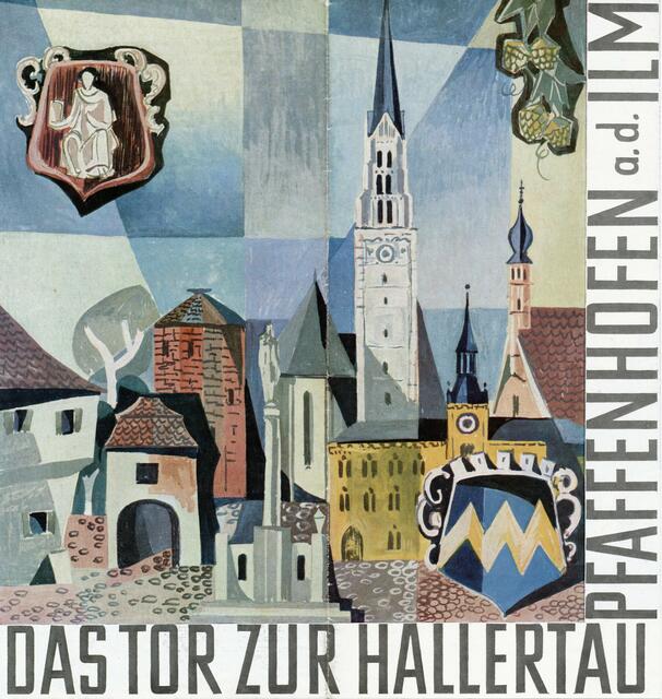 Von Sigi Braun gestalteter Umschlag des Stadtführers von 1960 