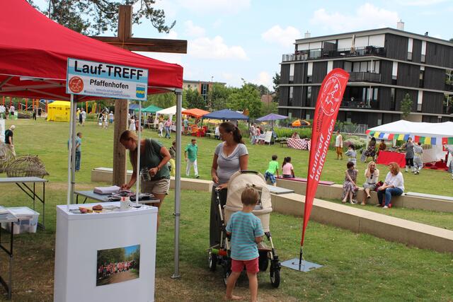 Der Infostand des Lauftreffs des MTVs 2018.
