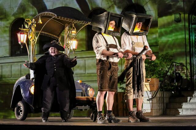 "Der Brandnerkaspar schaut ins Paradies" feierte am Samstag Premiere. | Foto: Florian Schaipp