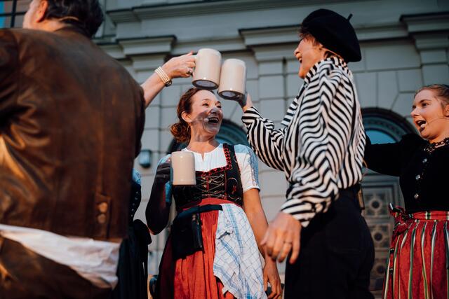 "Der Brandnerkaspar schaut ins Paradies" feierte am Samstag Premiere. | Foto: Lukas Sammetinger