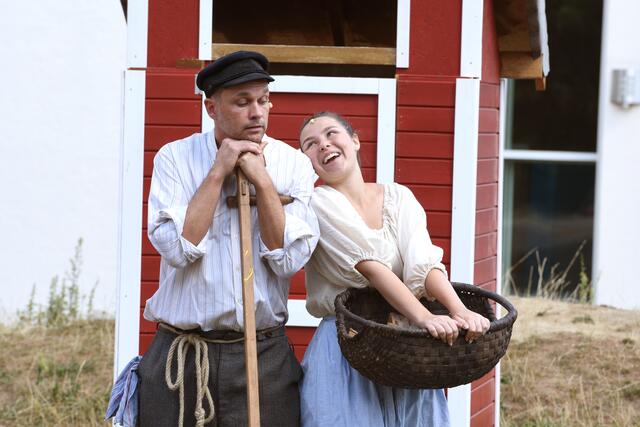 Beim Stück „Michel in der Suppenschüssel“ verwandelte sich im Kultursommer 2022 der Pausenhof der Josef-Maria-Lutz-Schule in das beschauliche Katthult in Schweden. 