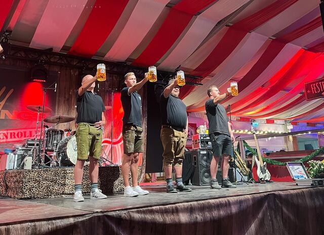 Maßkrug-Stemmen beim Landkreis-Vereinsabend 2023.