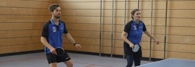 Maximilian Pflügler und Karin Blaschka holten sich den Titel im Doppel