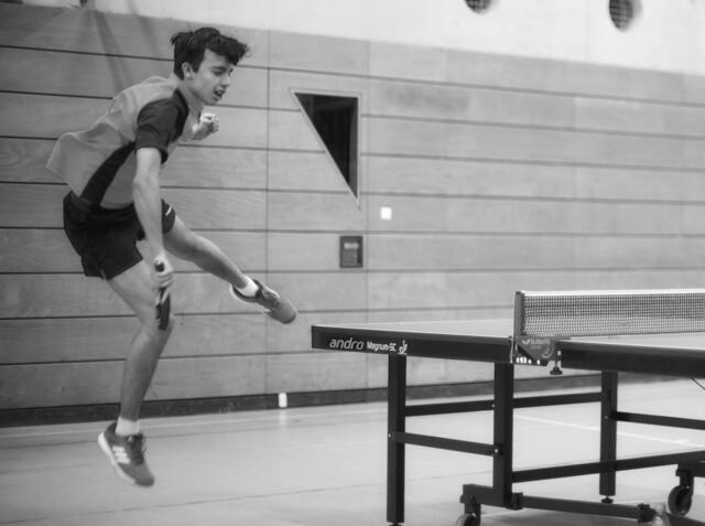 Benedikt Steininger zeigte vollen Einsatz