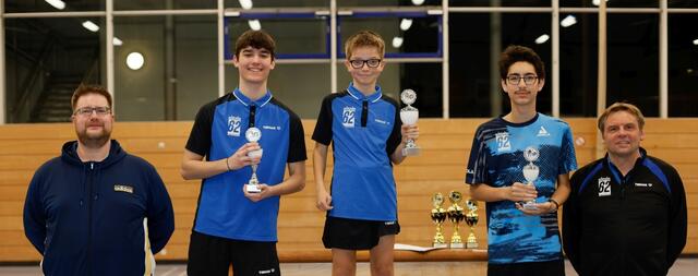 Siegerehrung Jugend:

vlnr.: Thomas Freitag, Bastian Prexl, Simon Steininger, Noah Hanft, Rainer Hoffmann