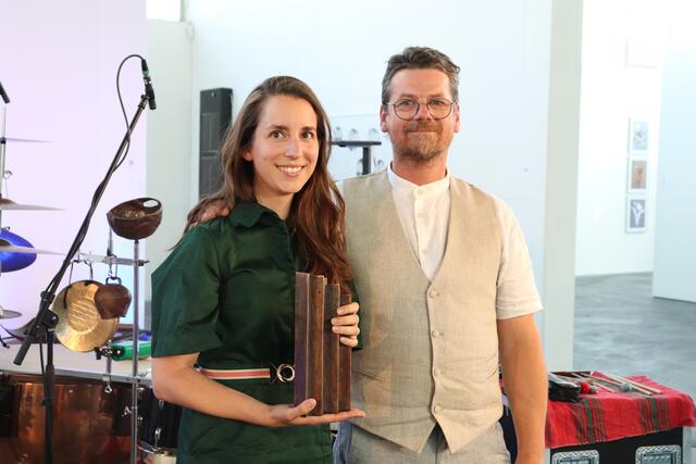 Peter Riegler und Maria Tischner vom 
Neuen Pfaffenhofener Kunstverein